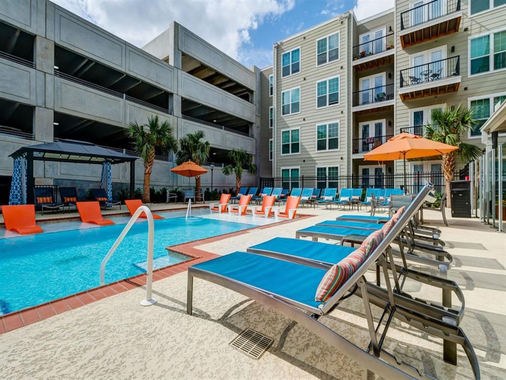 Pool 3 at The Delaneaux Apartments in New Orleans LA