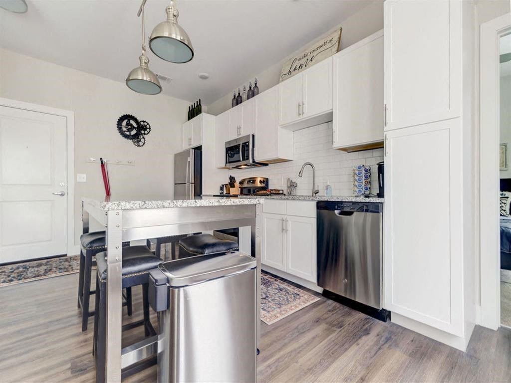 Kitchen 4 apartments N at The Delaneaux Aew Orleans LA