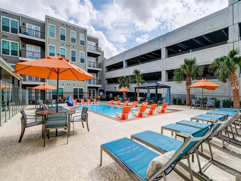 The Delaneaux Apartments Sundeck in New Orleans LA