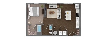 Delaneaux Apartments Floor Plan 6