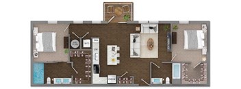 Delaneaux Apartments Floor Plan 13