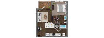 Delaneaux Apartments Floor Plan 2