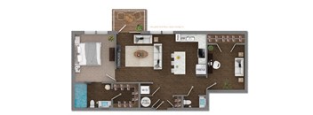 Delaneaux Apartments Floor Plan 16