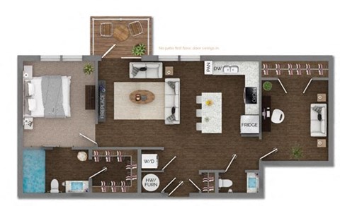 Delaneaux Apartments Floor Plan 16