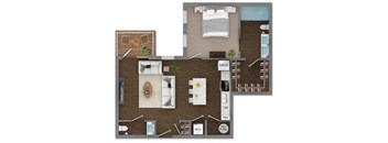 Delaneaux Apartments Floor Plan 7