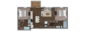 Delaneaux Apartments Floor Plan 8