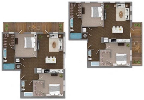 Delaneaux Apartments Floor Plan 15