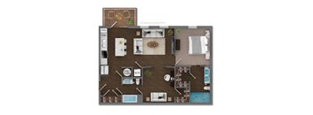 Delaneaux Apartments Floor Plan 9