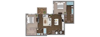 Delaneaux Apartments Floor Plan 11