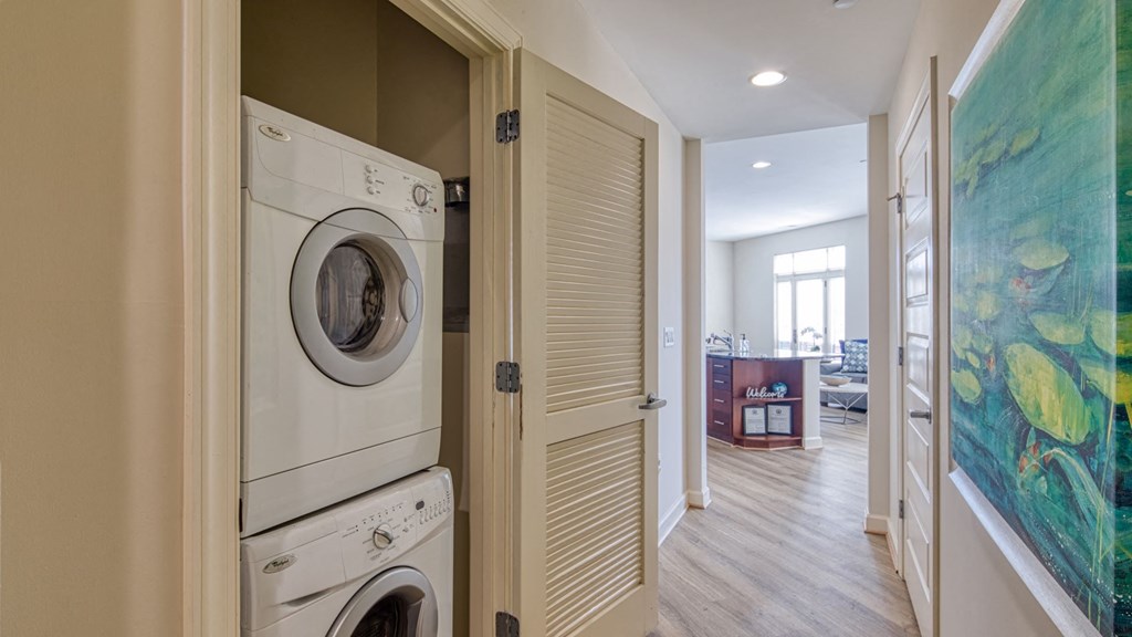 Laundry room at The chapman