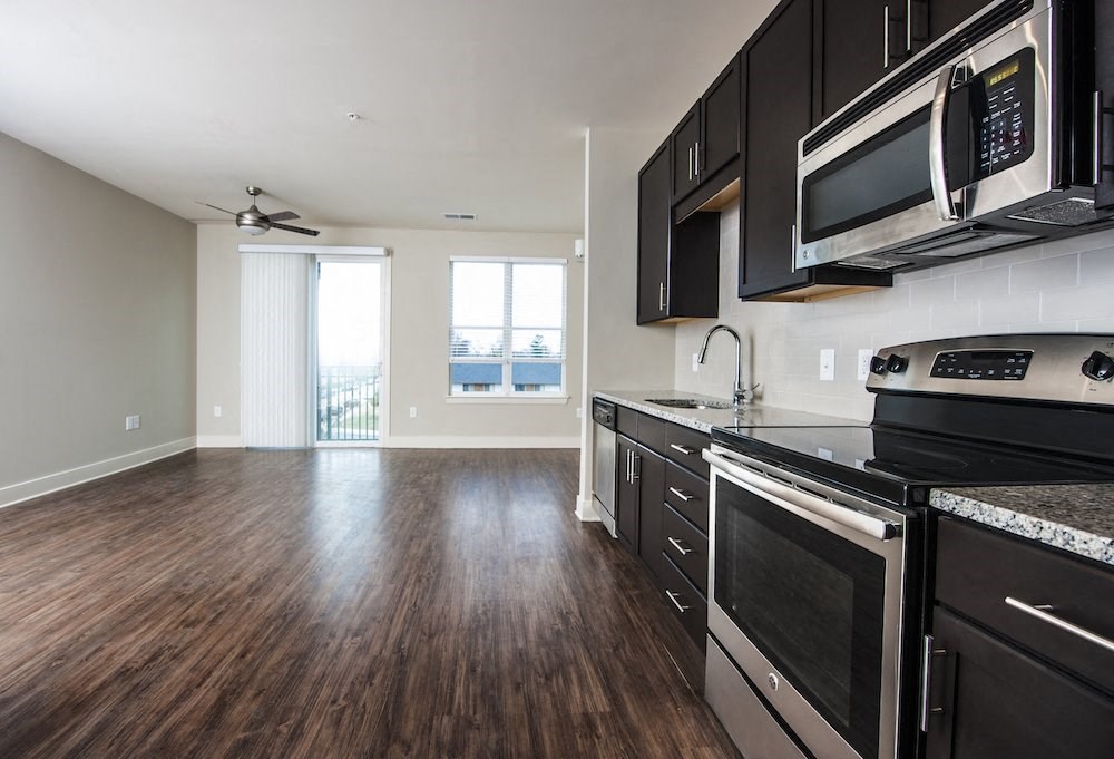 Kitchen Appliances at The Lincoln Apartments, North Carolina, 27601