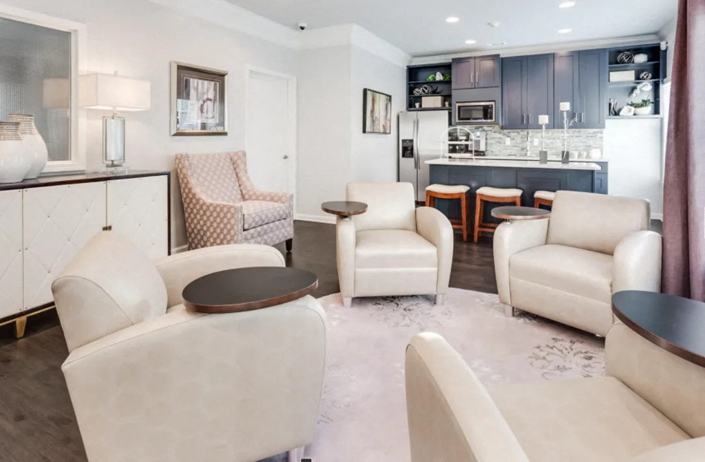Living Area at Midtown Crossing, Raleigh, NC, 27609