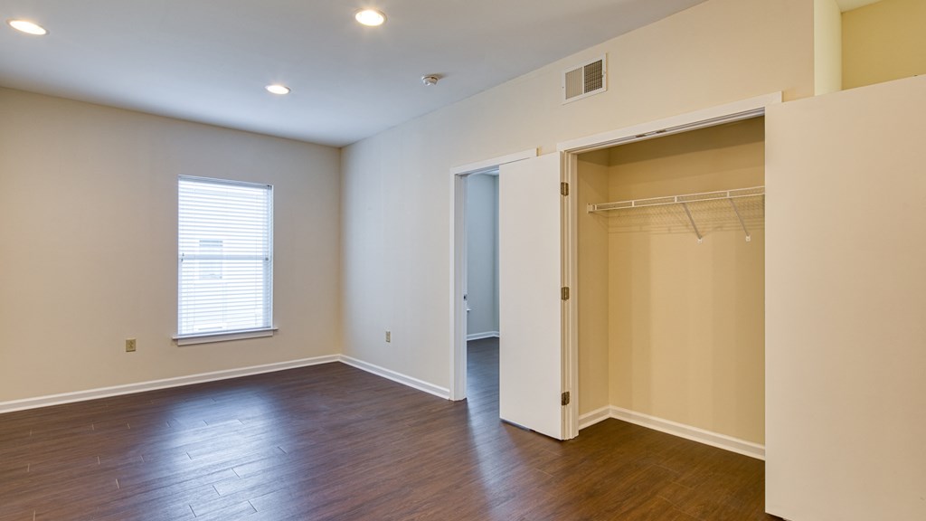 Living area Gramercy Row Apartment Homes