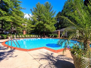 Pool With Sunning Deck at Beacon Place Apartments, Gaithersburg, MD