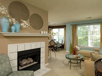 Fireplace Lounge at Beacon Place Apartments, Maryland, 20878