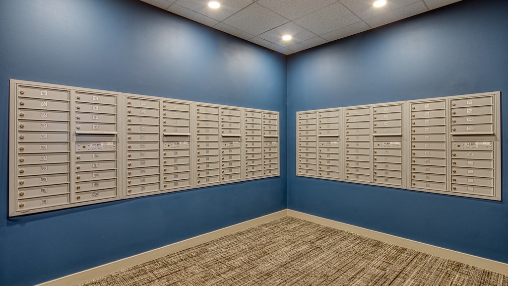 Mail room at The Chapman