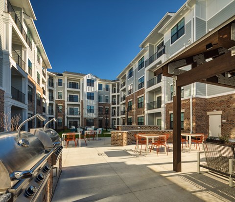 Community Grill Stations at Allure at Edinburgh, Chesapeake, VA, 23322