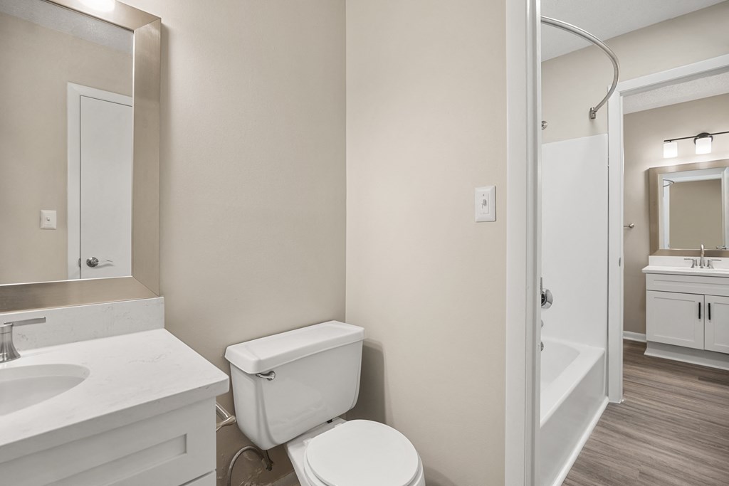 a bathroom with a toilet and a sink and a mirror