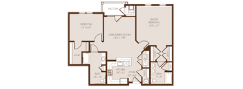 a floor plan of a home