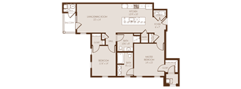 the plan of the first floor of a craftsman home