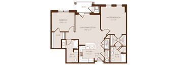 a floor plan of a home