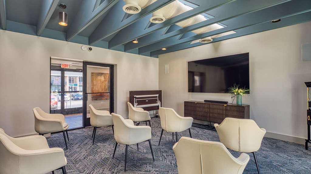 The Movie Room  at Acclaim at Carriage Hill, Richmond, Virginia