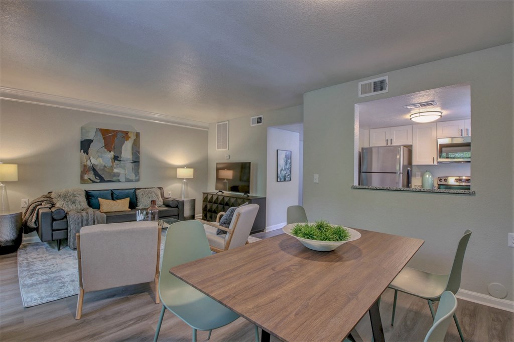 Muse Apartments in Little Rock AR table