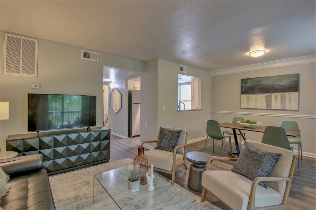 Muse Apartments in Little Rock AR Living Room