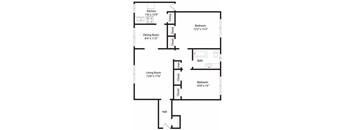 Raleigh Apartments Floor Plan