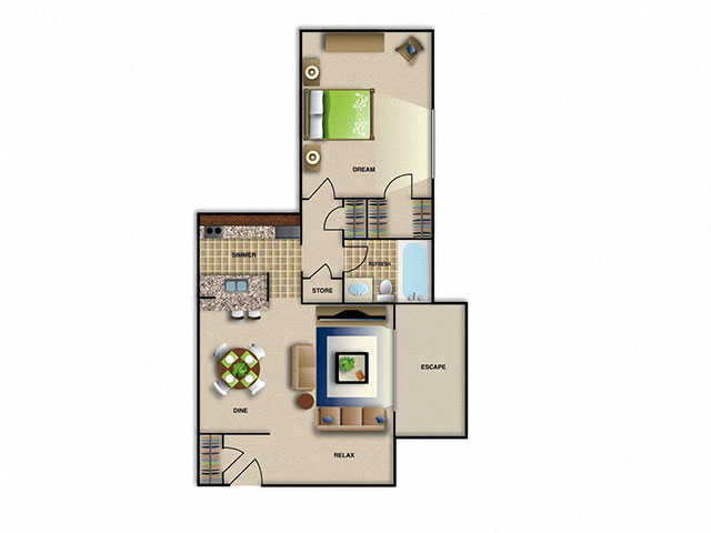 one bedroom in Raleigh NC