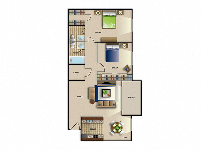 2 bedroom rental in Raleigh NC
