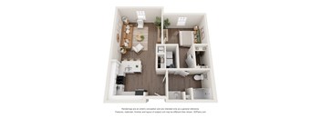 a 1 bedroom floor plan  woodland commons apartments