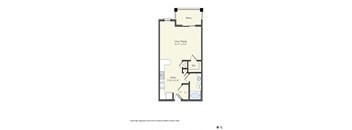 Melrose Studio Floor Plan Reg