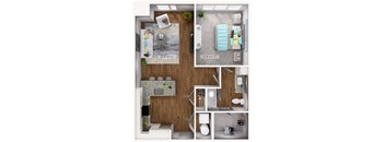 Oval Floor plan at Ellipse