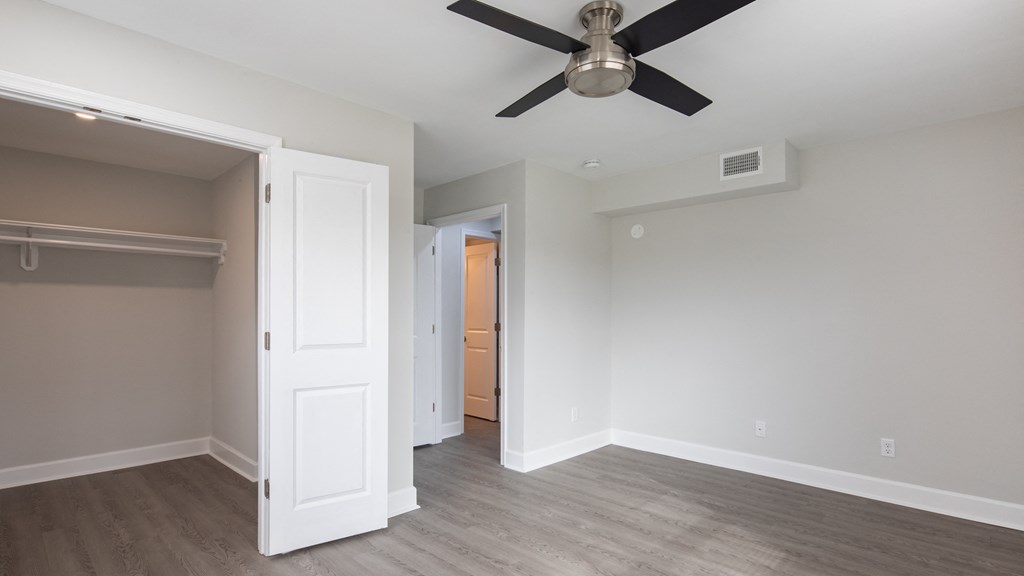 The Peyton Prime Bedroom at Holly Point in Chesapeake, VA.