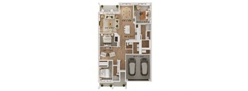 bedroom floor plan  the residences at sawmill park apartments in
