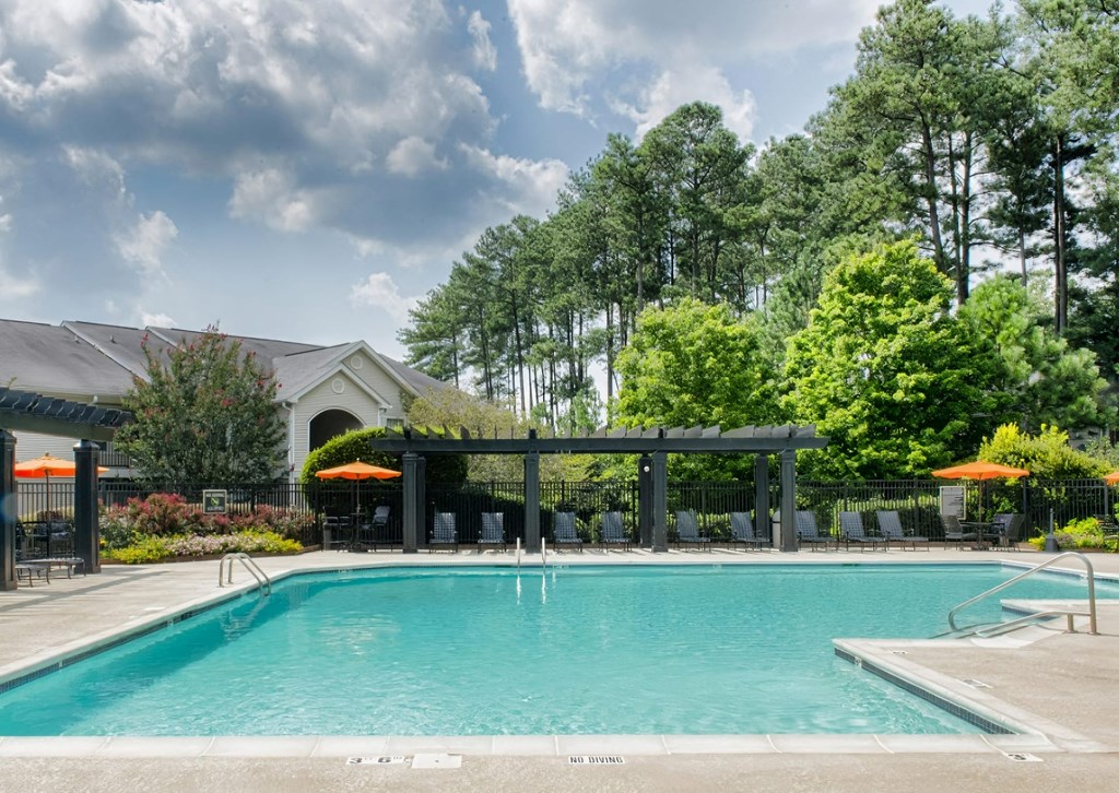 the swimming pool at the resort at governors residence at Midtown Crossing, Raleigh, NC, 27609