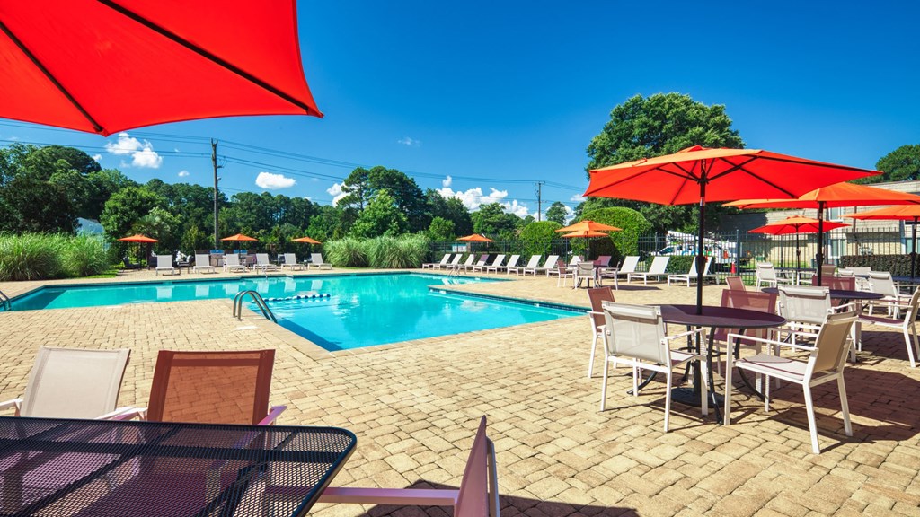 Swimming Pool at Bayville Apartments, Virginia Beach, Virginia