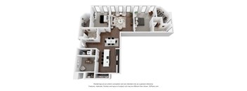 B9 Floor Plan | 1,519 Sq. Ft. at Preston Centre, Columbus Ohio