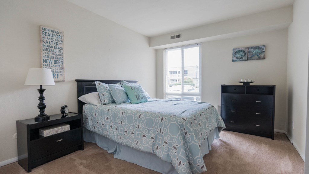 Master Bedroom at Bayville Apartments, Virginia Beach