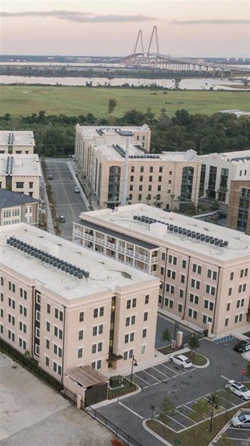 Aerial of Exterior at The Merchant, Charleston, 29403 - Photo Gallery 42
