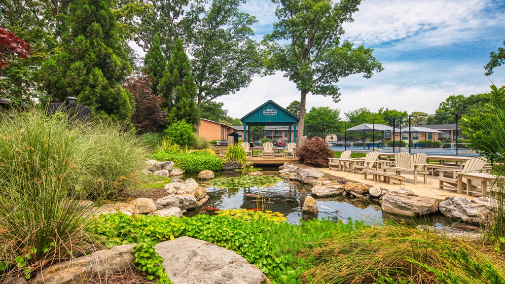 Pristine Pond Landscaping at Acclaim at  Carriage Hill, Richmond, VA, 23228