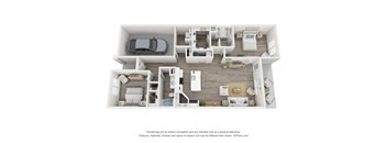 Meander Floor Plan | Sq. Ft.: 1,376 at Blume Road, Mooresville, NC, 28117