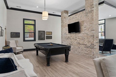 Game Room at Strathmoor Apartments , Dublin, Ohio