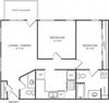 2 Bedrooms and 1.5 Bathrooms Floor Plans 2 Bedrooms and 1.5 Bathrooms Floor Plans at The Annex, Mesquite, TX
