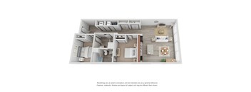 Townhouse floor plan at the Chapman