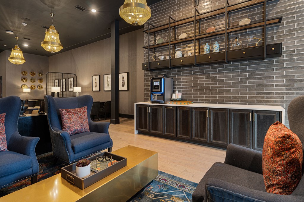 The lounge area  at The Madison, Columbus