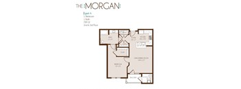 a floor plan of the morgan apartments designed by foshee architecture