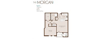 a floor plan of the morgan apartments designed by foshee architecture