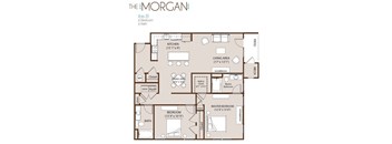 a floor plan of the morgan apartments designed by foshee architecture